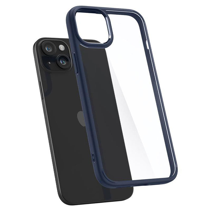 Spigen Crystal Hybrid iPhone 15 Plus Case - Clear Blue