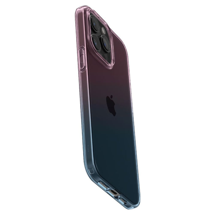 Spigen Liquid Crystal iPhone 15 Pro Case - Pink/Blue