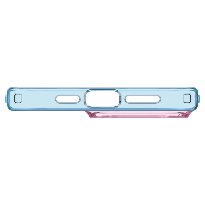 Spigen Liquid Crystal iPhone 15 Pro Case - Pink/Blue