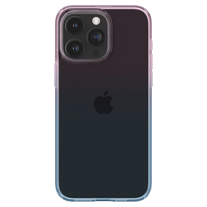 Spigen Liquid Crystal iPhone 15 Pro Case - Pink/Blue