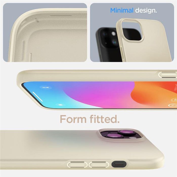 Spigen Thin Fit iPhone 15 Plus Case - Beige