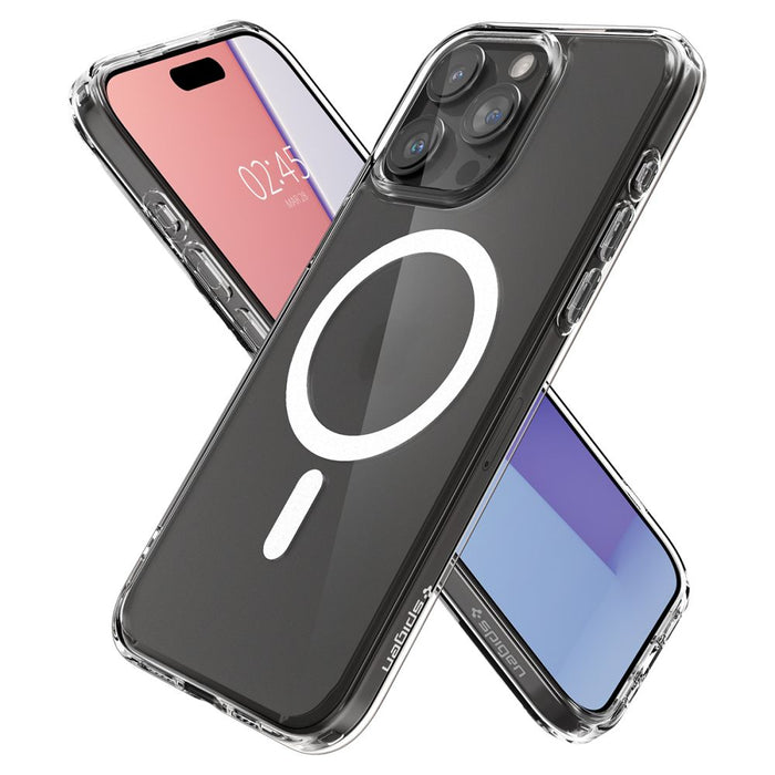 Spigen Ultra Hybrid Mag Case with MagSafe for iPhone 15 Pro - Clear Matte