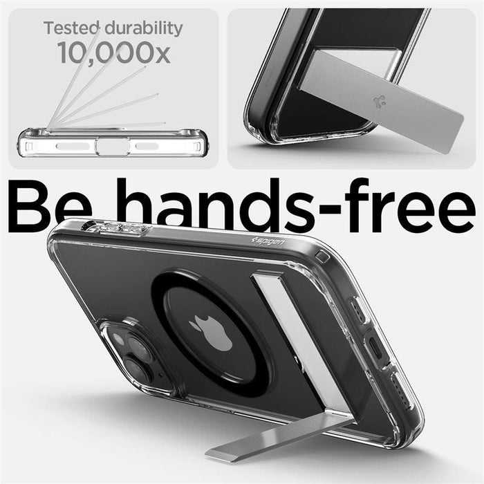 Spigen Ultra Hybrid S MagSafe Case with Stand for iPhone 15 - Black