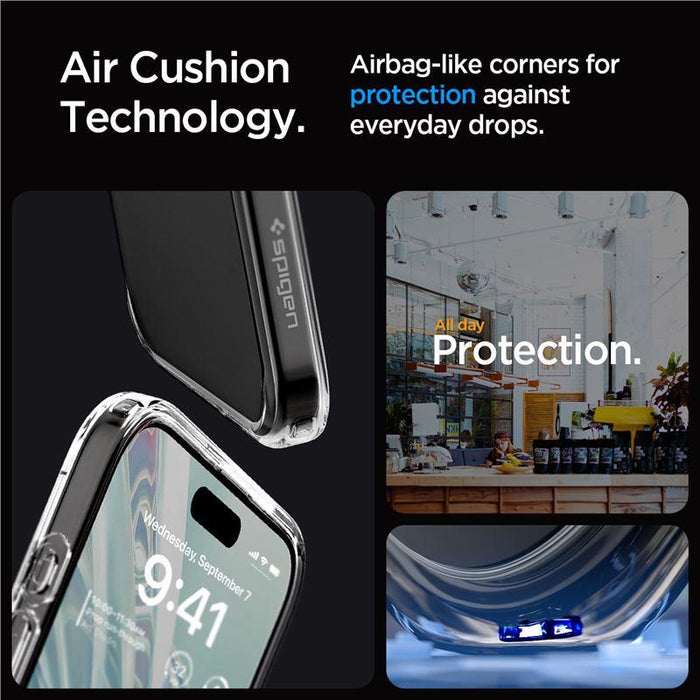 Spigen Ultra Hybrid Case for iPhone 15 Pro Max - Clear Matte