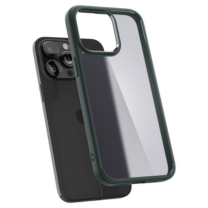 Spigen Ultra Hybrid iPhone 15 Pro Case - Dark Green