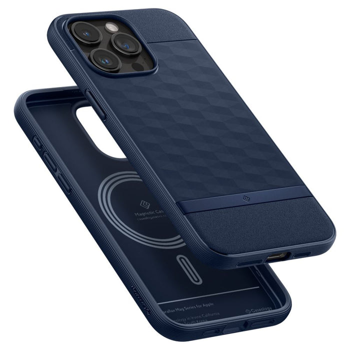 Caseology Parallax Mag Case with MagSafe for iPhone 15 Pro Max - Navy