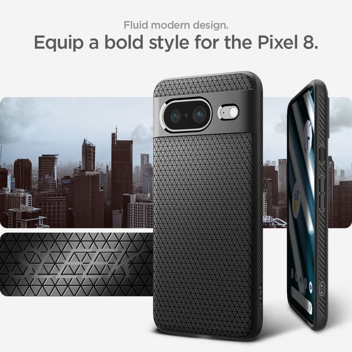 Spigen Liquid Air Case for Google Pixel 8 - Matte Black