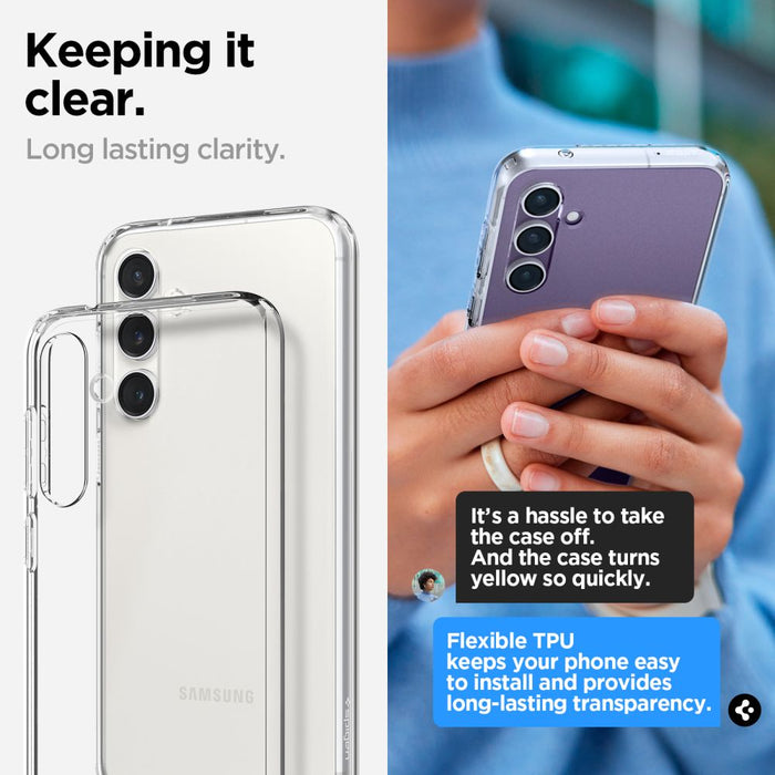 Spigen Liquid Crystal Case for Samsung Galaxy S23 FE - Transparent