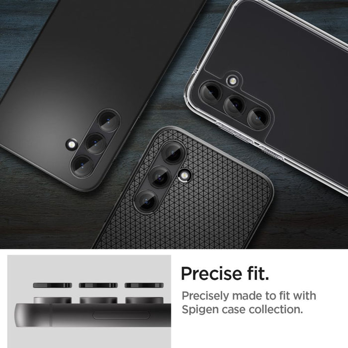Spigen Glas.tR EZ Fit Optik Camera Protector for Samsung Galaxy S23 FE - Black 2 pcs.