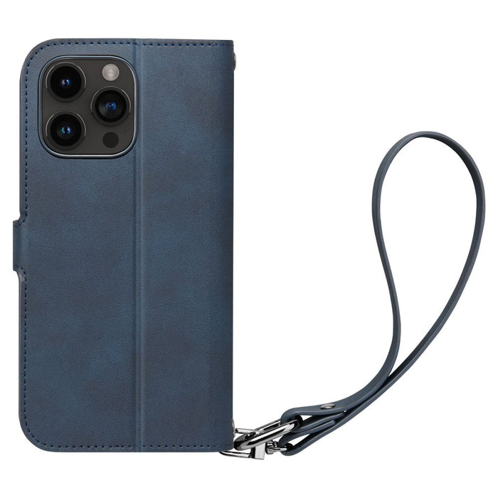 Spigen Wallet S Pro Case for iPhone 15 Pro - Navy Blue