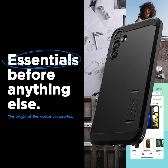 Spigen Rugged Armor Case for Samsung Galaxy A15 4G / 5G - Black