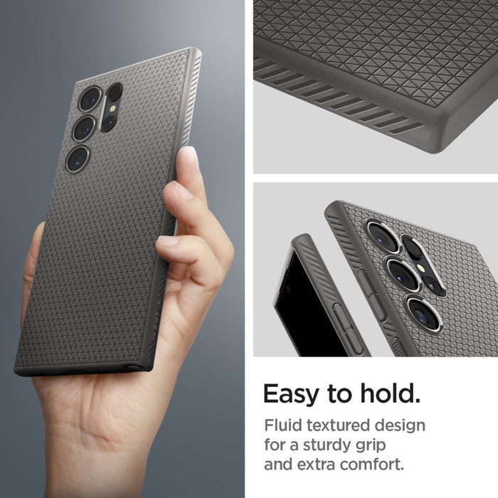 Spigen Liquid Air Case for Samsung Galaxy S24 Ultra - Gray