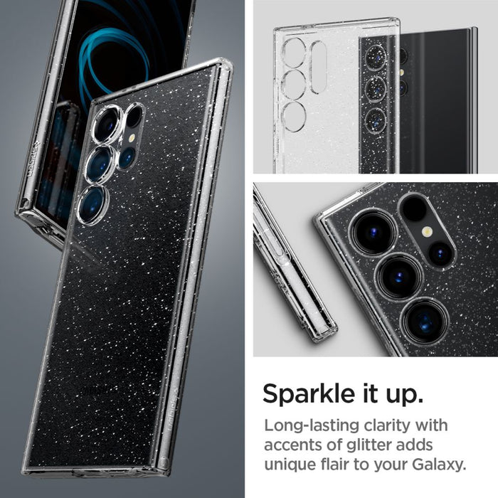 Spigen Liquid Crystal Case for Samsung Galaxy S24 Ultra - Clear Glitter