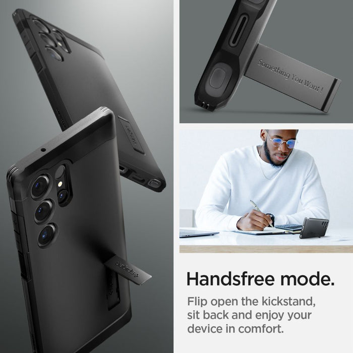 Spigen Tough Armor Case for Samsung Galaxy S24 Ultra - Black