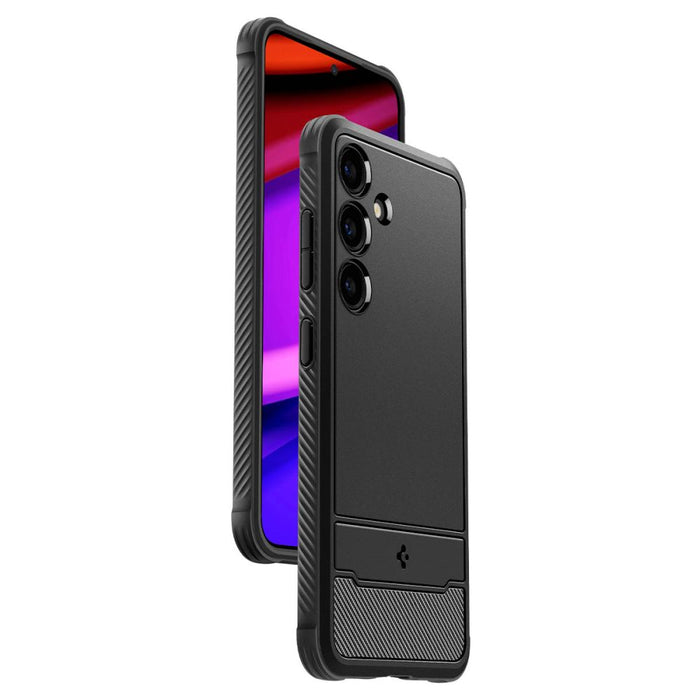 Spigen Rugged Armor Case for Samsung Galaxy S24 - Matte Black