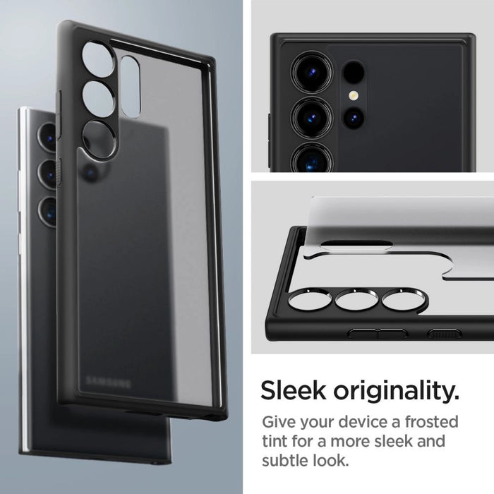 Spigen Ultra Hybrid Case for Samsung Galaxy S24 Ultra - Clear Black