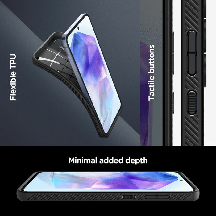 Spigen Liquid Air Case for Samsung Galaxy A55 5G - Matte Black
