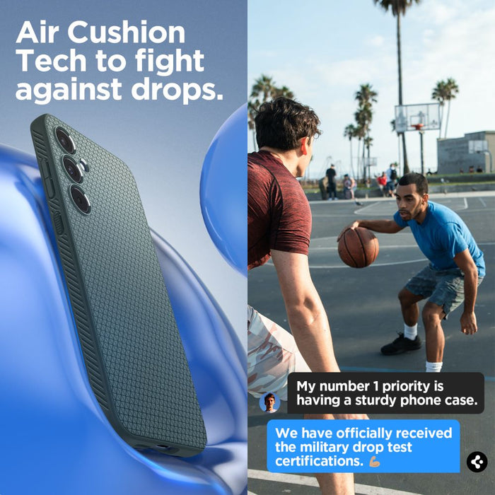 Spigen Liquid Air Case for Samsung Galaxy A55 5G - Green