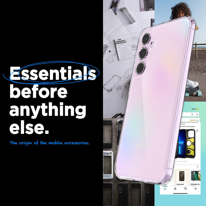 Spigen Ultra Hybrid Case for Samsung Galaxy A55 5G - Transparent