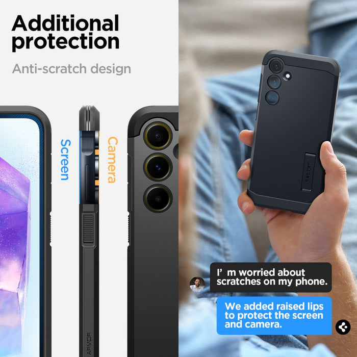 Spigen Tough Armor Case for Samsung Galaxy A55 5G - Black