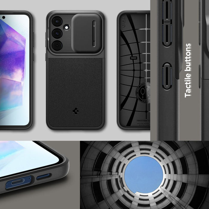 Spigen Optik Armor Case for Samsung Galaxy A55 5G - Black