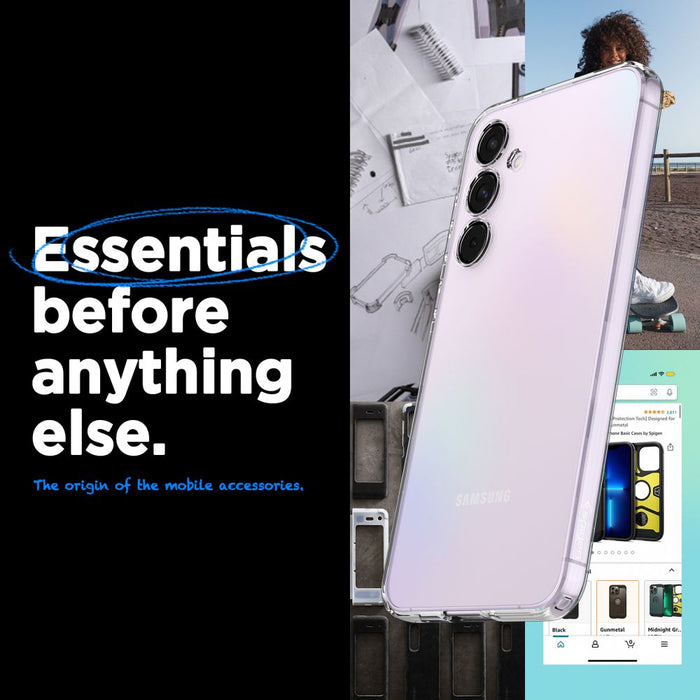 Spigen Liquid Crystal Case for Samsung Galaxy A55 5G - Transparent