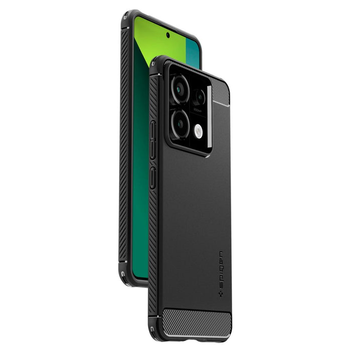 Spigen Rugged Armor Case for Xiaomi Redmi Note 13 Pro 5G / POCO X6 5G - Matte Black