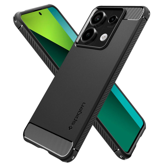 Spigen Rugged Armor Case for Xiaomi Redmi Note 13 Pro 5G / POCO X6 5G - Matte Black