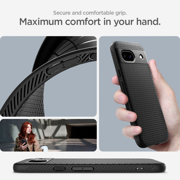 Spigen Liquid Air Case for Google Pixel 8A - Matte Black
