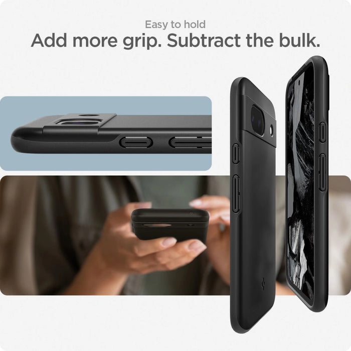 Spigen Thin Fit Case for Google Pixel 8A - Matte Black