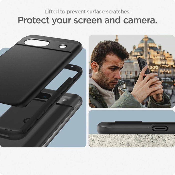 Spigen Thin Fit Case for Google Pixel 8A - Matte Black