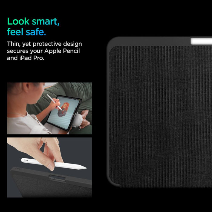 Spigen Urban Fit iPad Pro 11" 2024 Case - Black