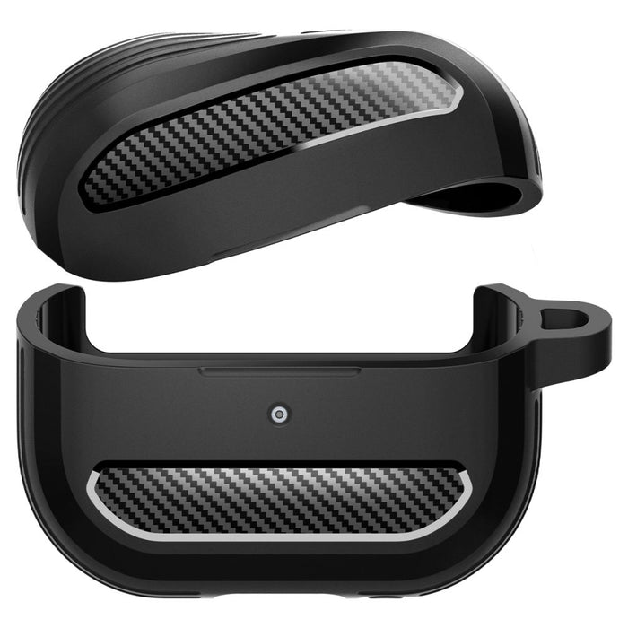 Spigen Rugged Armor Samsung Galaxy Buds 3 / 3 Pro Case - Black