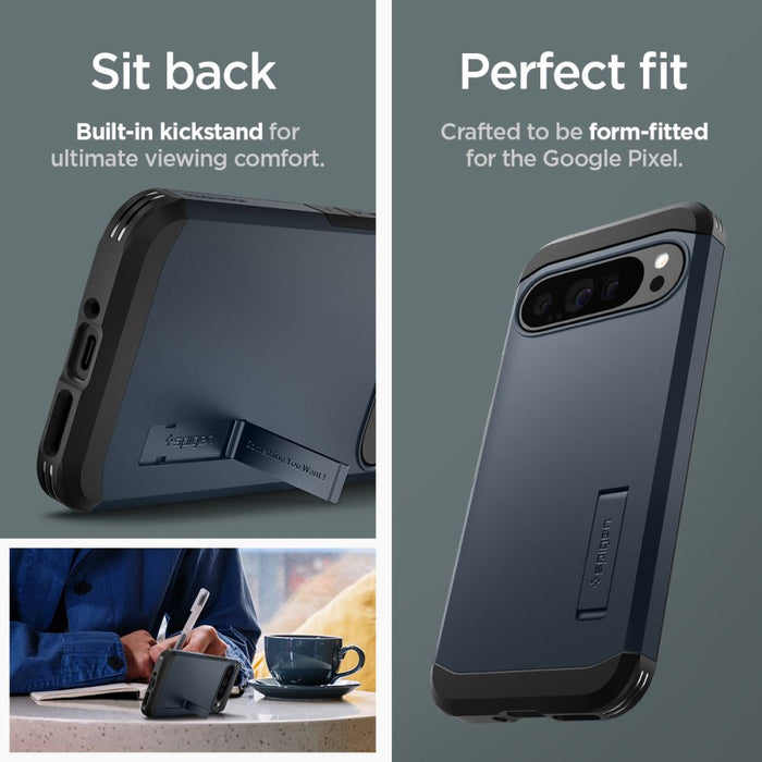 Spigen Tough Armor case for Google Pixel 9 Pro XL - graphite
