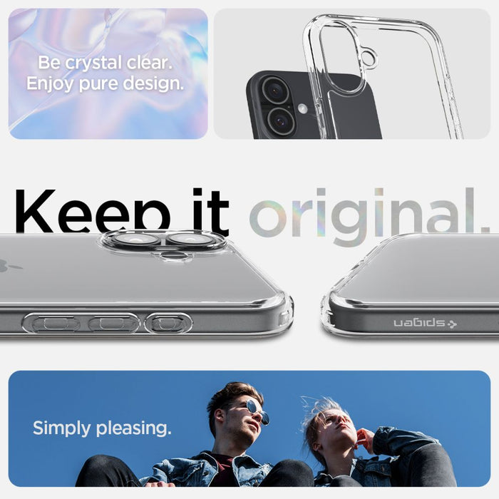 Spigen Ultra Hybrid iPhone 16 Case - Clear