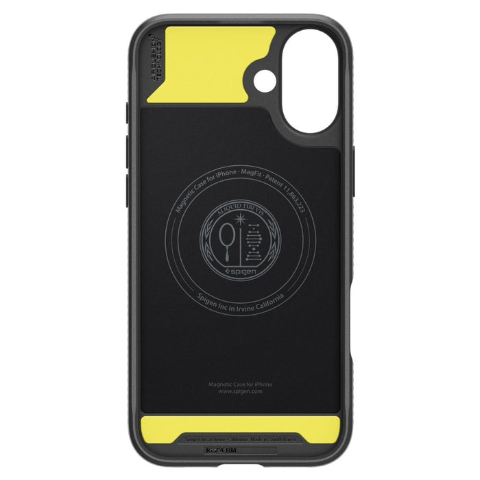 Spigen Rugged Armor MagSafe case for iPhone 16 - black