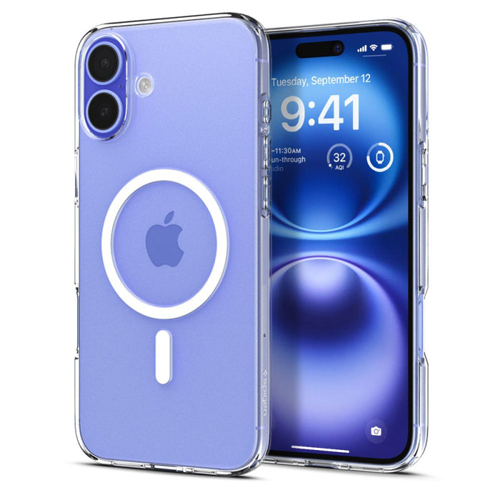 Spigen Liquid Crystal Mag Case with MagSafe for iPhone 16 - Clear