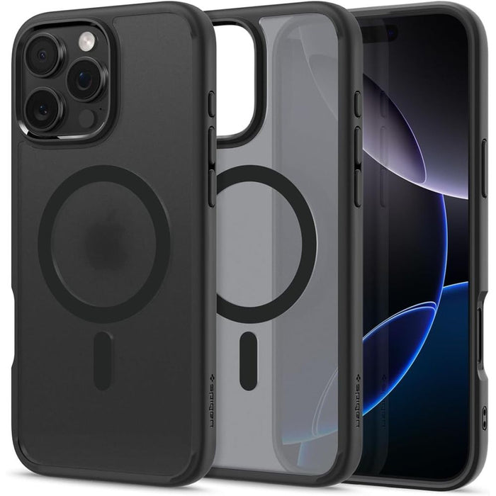 Spigen Ultra Hybrid Mag Case with MagSafe for iPhone 16 Pro - Black