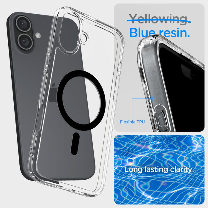 Spigen Ultra Hybrid Mag Case with MagSafe for iPhone 16 Plus - Black
