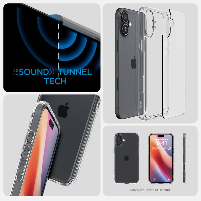 Spigen Ultra Hybrid iPhone 16 Plus Case - Clear