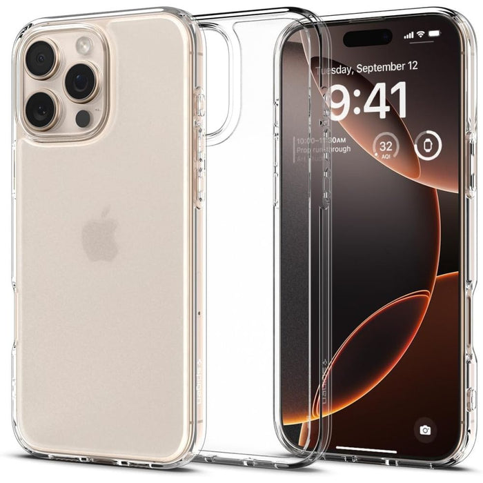 Spigen Ultra Hybrid Case for iPhone 16 Pro Max - Clear