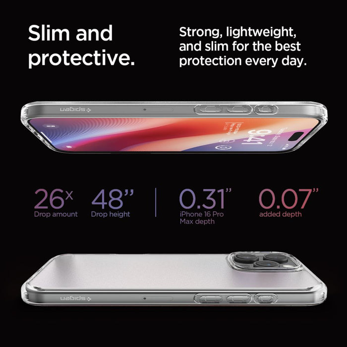 Spigen Ultra Hybrid Case for iPhone 16 Pro Max - Clear