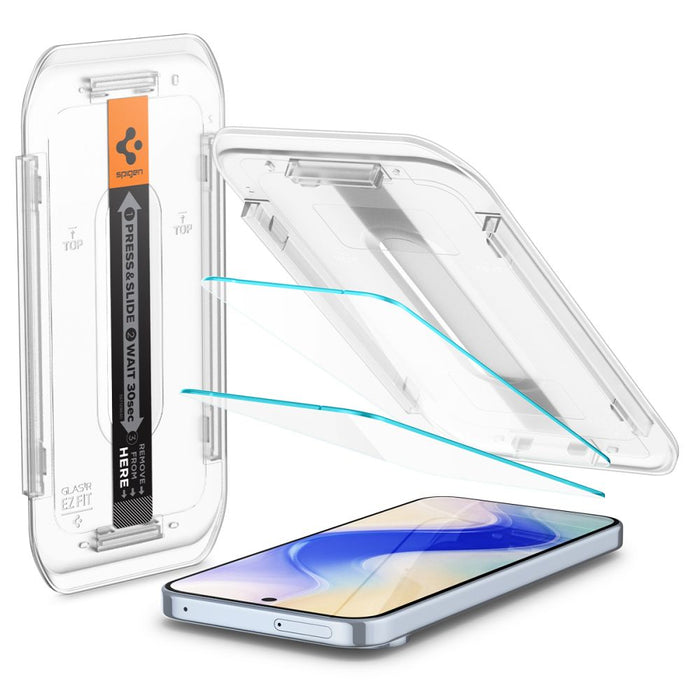 Spigen Glas.tR EZ Fit Tempered Glass with Applicator for Google Pixel 10 / 10 Pro / 9 / 9 Pro (2 pcs.)