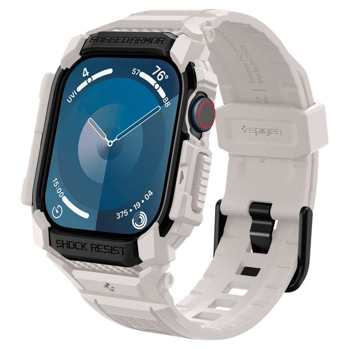 Spigen Rugged Armor ”Pro” Strap for Apple Watch 10 (46MM) - Beige