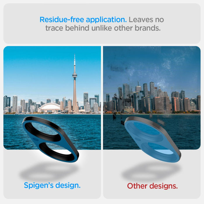 Spigen Optik GLAS.TR Camera Protector 2-PACK for iPhone 16 / 16 PLUS - Black