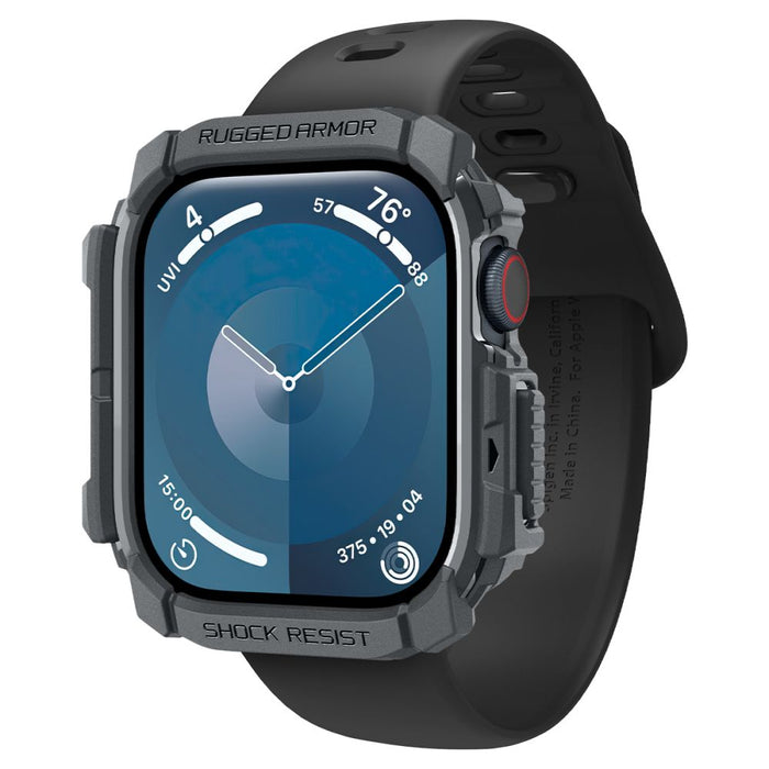 Spigen Rugged Armor Case for Apple Watch 10 46mm - Gray
