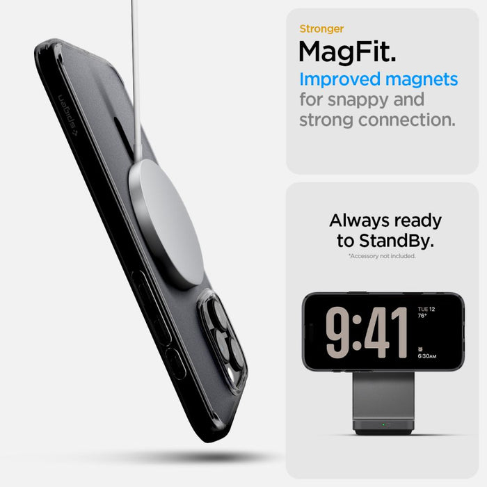 Spigen Ultra Hybrid "T" MagSafe Case for iPhone 16 Pro Max - Black