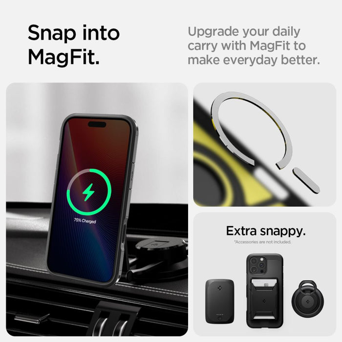 Spigen Tough Armor "T" MagSafe case for iPhone 16 Pro Max - black