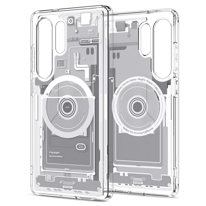 Spigen Ultra Hybrid Mag Case for Samsung Galaxy S25 Ultra Zero One - White