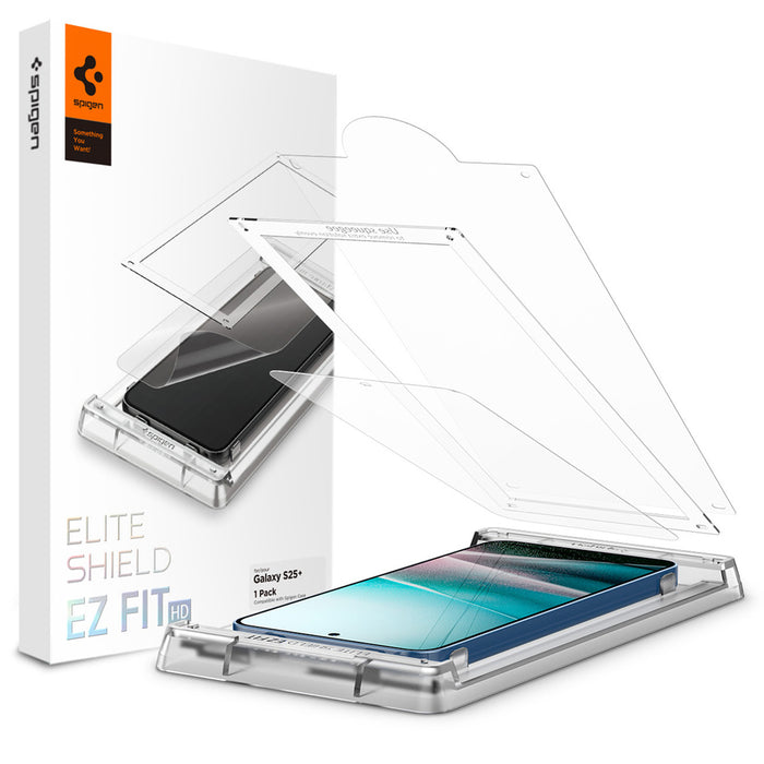 Spigen ELITE SHIELD EZ FIT Hybrid Glass for Samsung Galaxy S25+ - Transparent